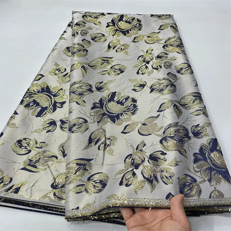Blue Latest African Jacquard Gilding Lace Fabric High Quality French Organza Brocade Lace Fabric Nigerian For Women Party Dress
Blue Latest African Jacquard Gilding Lace Fabric High Quality French Organza Brocade Lace Fabric Nigerian For Women Party Dress