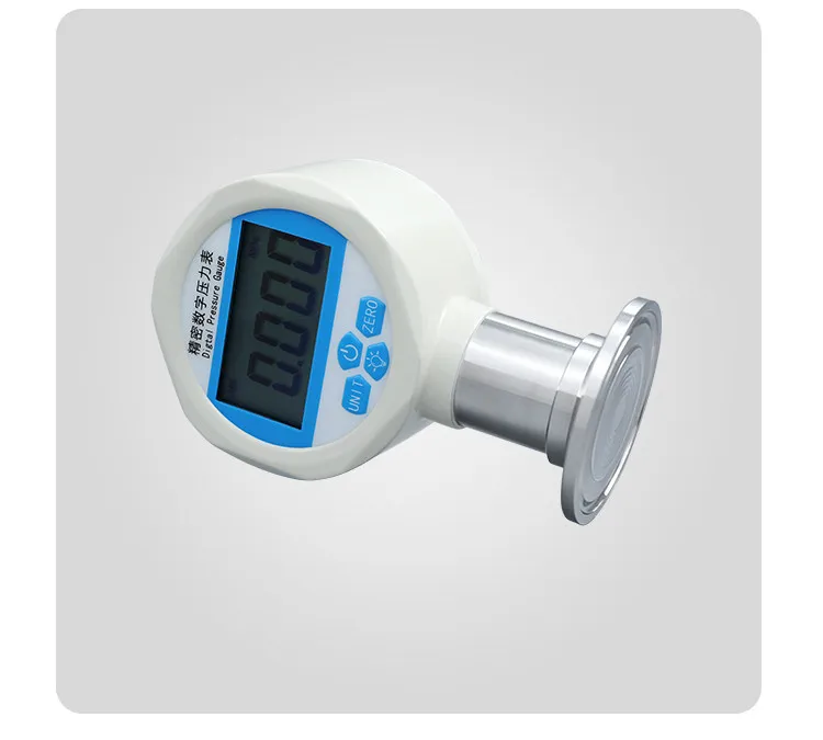 Many unit chose Diaphragm Digital Pressure Gauge Chuck Clamp Mpa bar psi High Precision Sanitary Digital Pressure Gauge
Many unit chose Diaphragm Digital Pressure Gauge Chuck Clamp Mpa bar psi High Precision Sanitary Digital Pressure Gauge