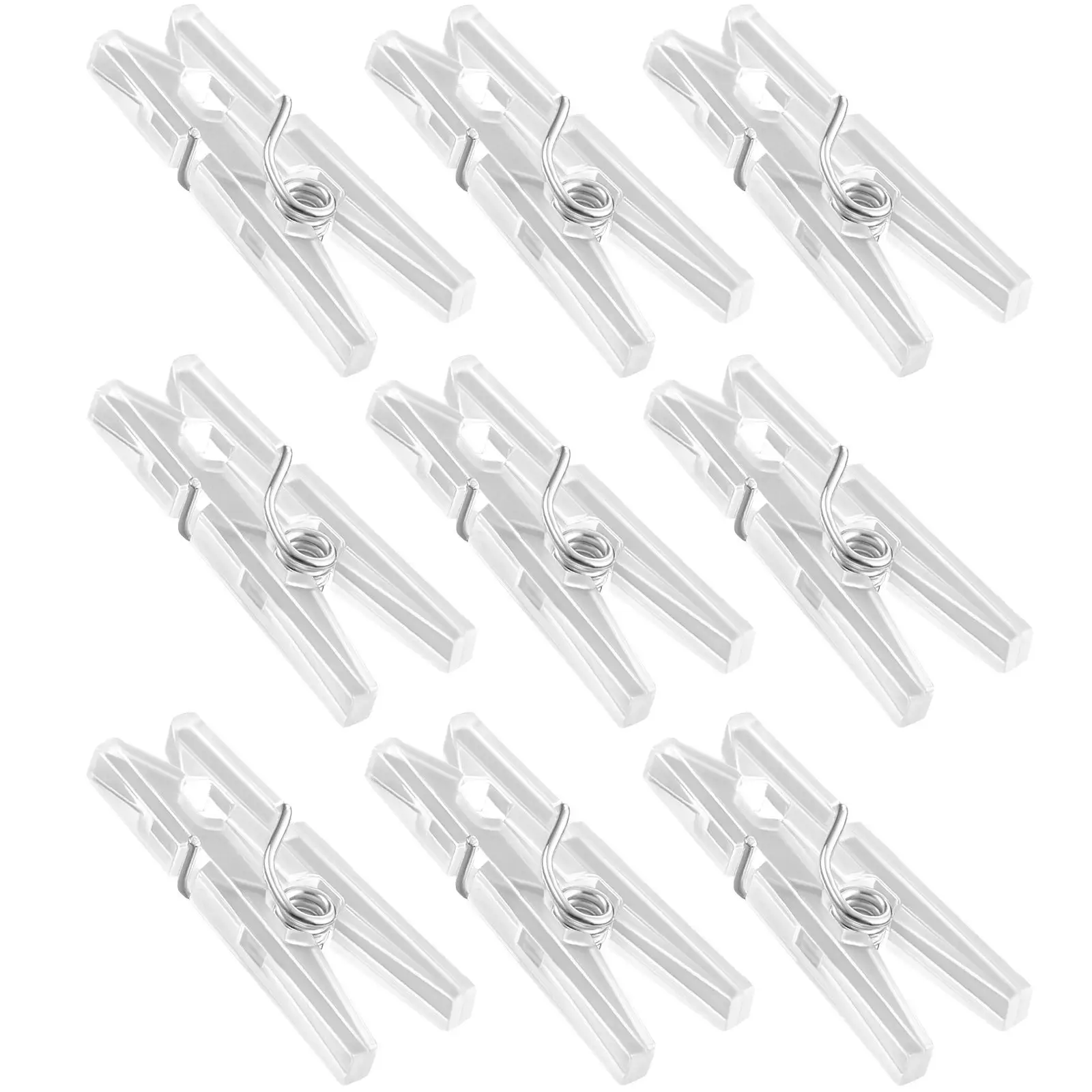 50pcs Mini Clothespins Clear Anti rust Transparent Multi purpose Plastic Clips for Laundry Baby Clothes Photos Wall
50pcs Mini Clothespins Clear Anti rust Transparent Multi purpose Plastic Clips for Laundry Baby Clothes Photos Wall