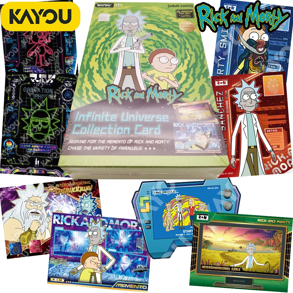 New Kayou Original Official Rick and Morty Unique Art Style Hobby Cards Personality Creative Infinite Universe Cards Xmas Gifts
New Kayou Original Official Rick and Morty Unique Art Style Hobby Cards Personality Creative Infinite Universe Cards Xmas Gifts
