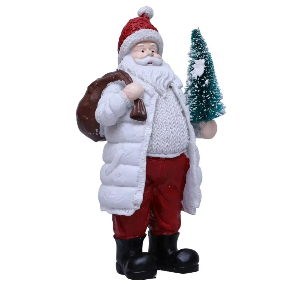 Unique Red White Santa Claus Ornaments Resin Handcrafted Christmas Figurine Standing Holiday Santa Statue Xmas Party
Unique Red White Santa Claus Ornaments Resin Handcrafted Christmas Figurine Standing Holiday Santa Statue Xmas Party