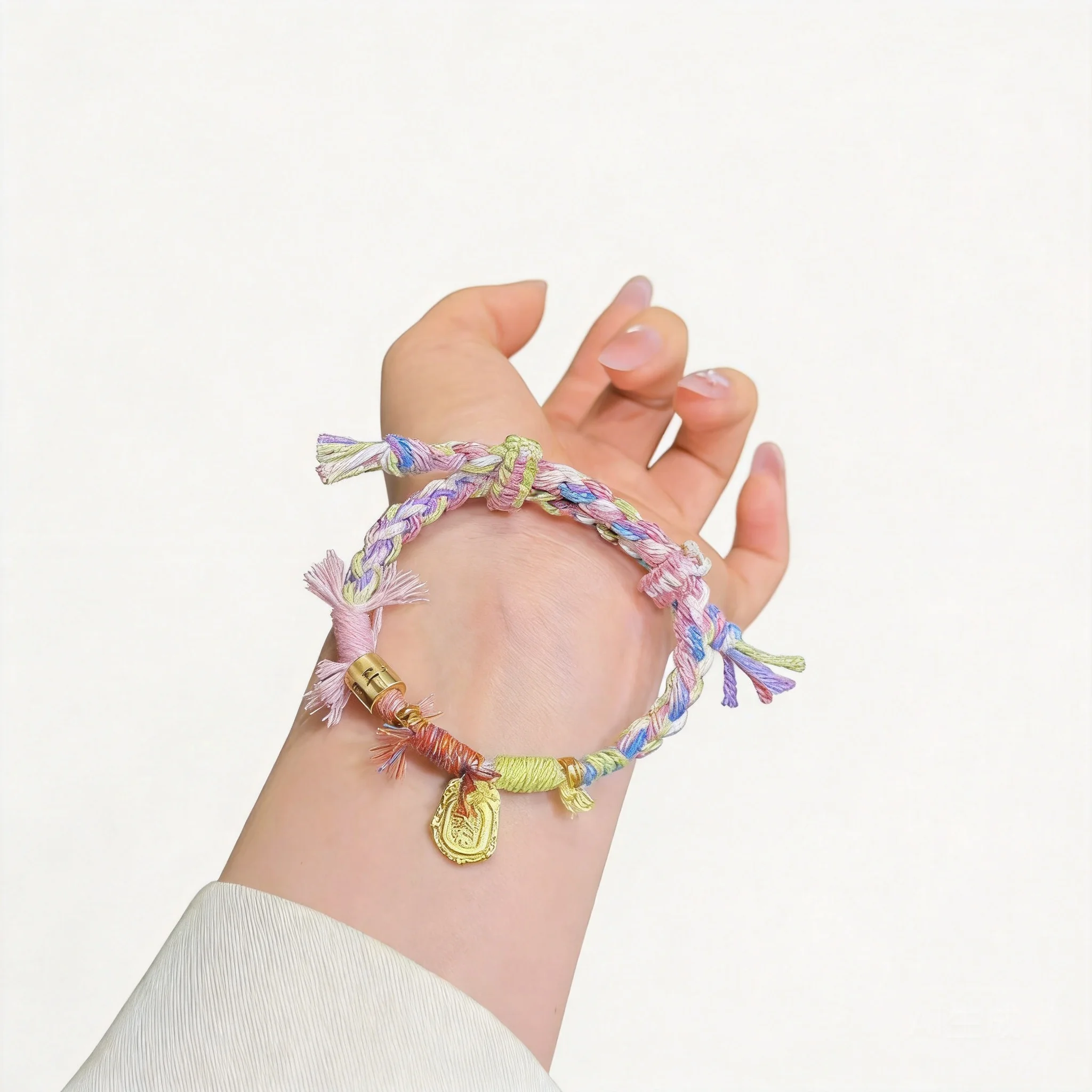 Chinese Style Dragon Boat Festival Colorful Braided Cotton Bracelet Tibetan Tassel Lucky Blessing Fortune Good Luck Jewelry For
Chinese Style Dragon Boat Festival Colorful Braided Cotton Bracelet Tibetan Tassel Lucky Blessing Fortune Good Luck Jewelry For