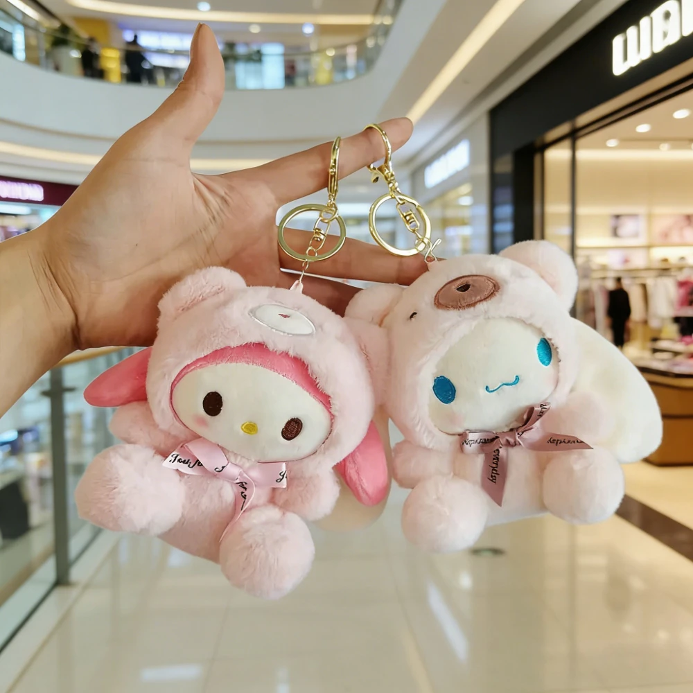 Мягкий плюшевый брелок Sanrio 12 см для детей: Hello Kitty, Куроми. Мультяшный брелок-подвеска для рюкзака, подарок для детей, игрушка.
Мягкий плюшевый брелок Sanrio 12 см для детей: Hello Kitty, Куроми. Мультяшный брелок-подвеска для рюкзака, подарок для детей, игрушка.