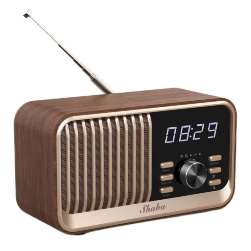 Caixa De Som WD-700 Деревянный ретро-прикроватный радио-будильник с динамиком Bluetooth, FM-радио, беспроводной зарядкой и светодиодным дисплеем
Caixa De Som WD-700 Деревянный ретро-прикроватный радио-будильник с динамиком Bluetooth, FM-радио, беспроводной зарядкой и светодиодным дисплеем