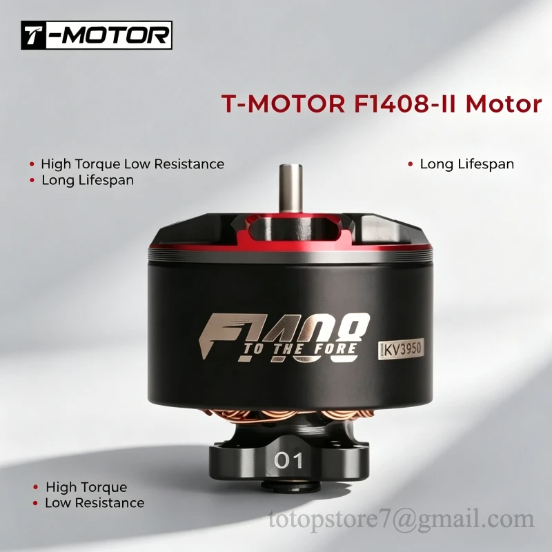 T-Motor F1408-II Drone Motor High Power Output Precision Balanced Low Vibration For FPV Freestyle Long Range
T-Motor F1408-II Drone Motor High Power Output Precision Balanced Low Vibration For FPV Freestyle Long Range