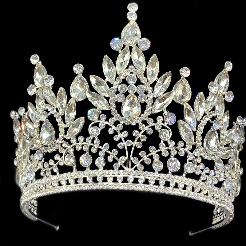 Crystal Bridal Tiaras Witch Crowns For Women Rhinestone Costume European Pageant Diadem Wedding Hair Accessories
Crystal Bridal Tiaras Witch Crowns For Women Rhinestone Costume European Pageant Diadem Wedding Hair Accessories