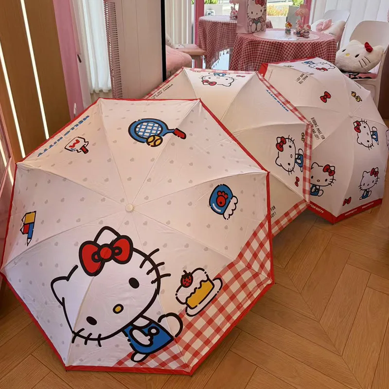 New Sanrio's Cute Hello Kitty Sunny Umbrella Sunshade High-looking Female Cute Student KT Cat Cartoon Sun Protection Sunshade
New Sanrio's Cute Hello Kitty Sunny Umbrella Sunshade High-looking Female Cute Student KT Cat Cartoon Sun Protection Sunshade
