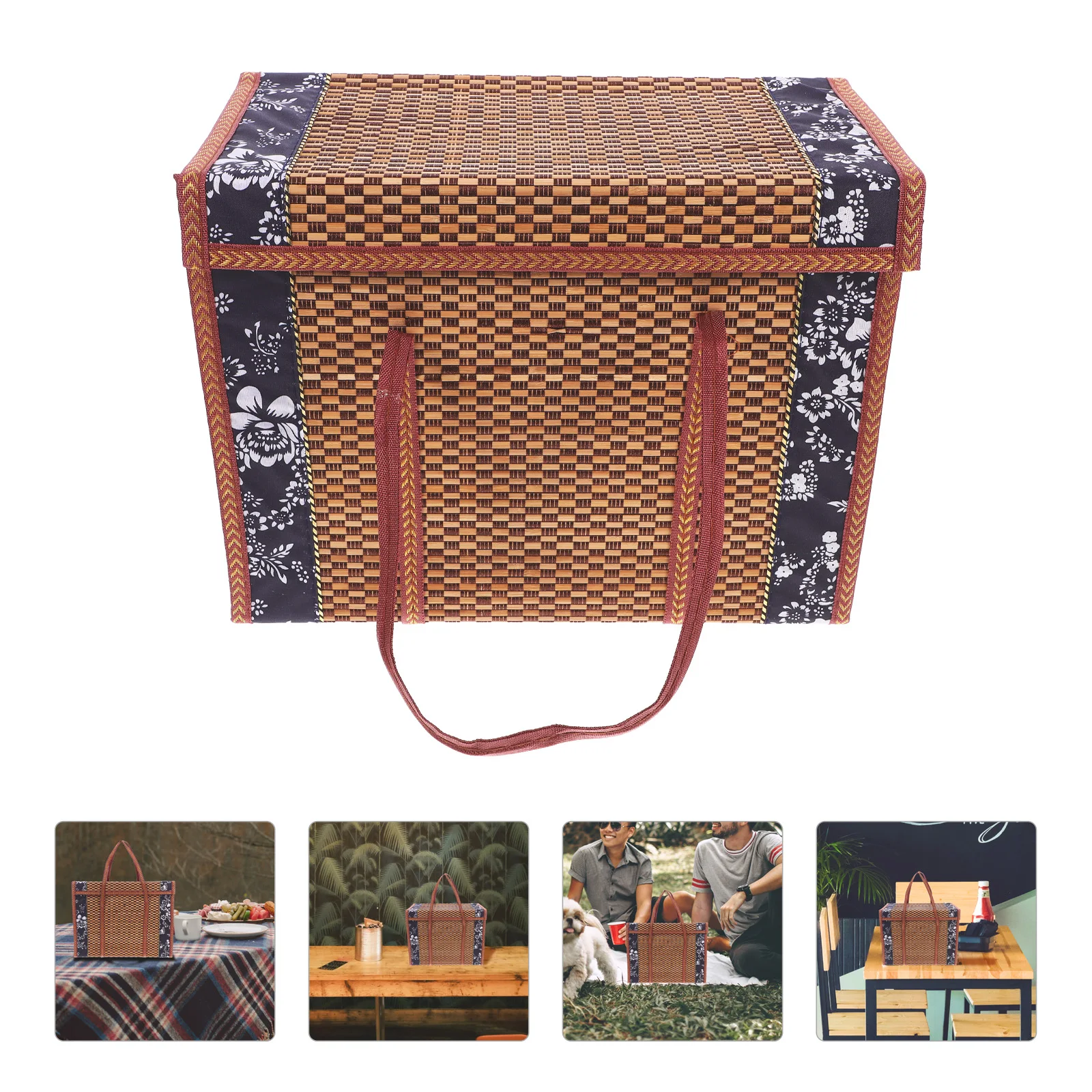 Bamboo Picnic Woven Storage Basket Portable Lightweight Outdoor Handmade Dessert Vegetable Snacks Basket With Handle Hollow
Bamboo Picnic Woven Storage Basket Portable Lightweight Outdoor Handmade Dessert Vegetable Snacks Basket With Handle Hollow
