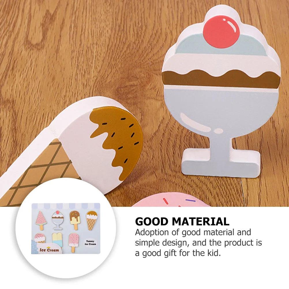 Ice Cream Puzzle Smooth Surface Toy Baby Toys Pretend -quality Material Preschool Wooden
Ice Cream Puzzle Smooth Surface Toy Baby Toys Pretend -quality Material Preschool Wooden