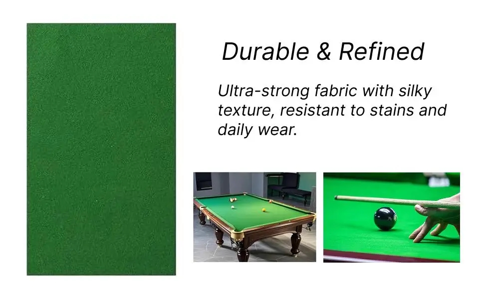 Solid Color Wool Billiard Cloth Snooker Felt Surface for Standard Size Pool Table Accessories Hotel Bar Clubs Use
Solid Color Wool Billiard Cloth Snooker Felt Surface for Standard Size Pool Table Accessories Hotel Bar Clubs Use