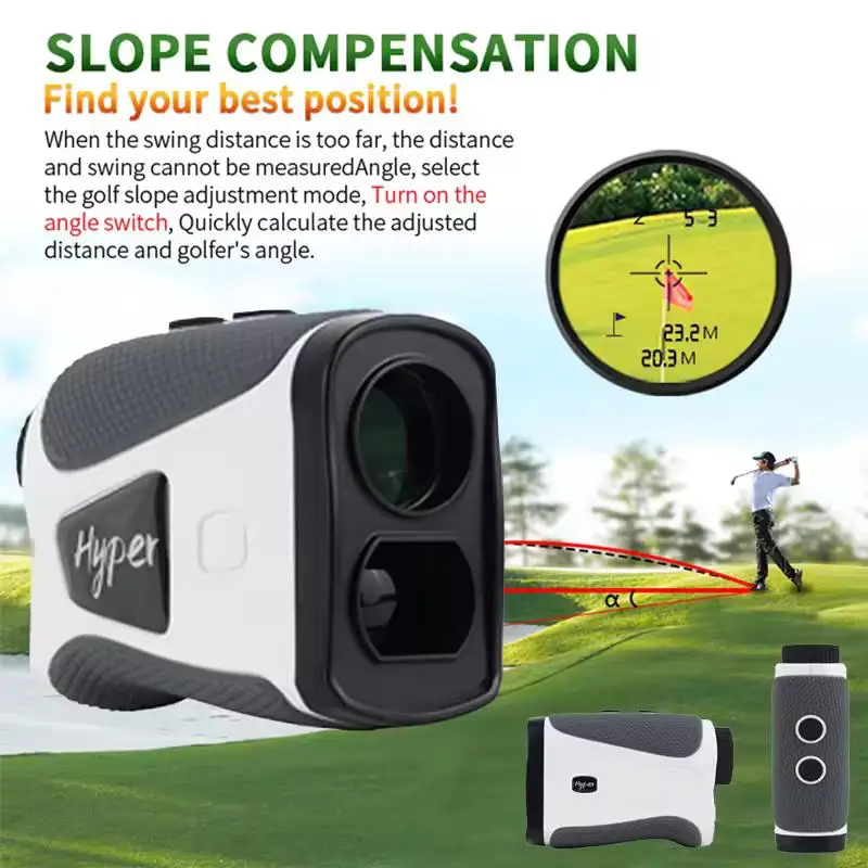 Laser rangefinder is suitable for golf and outdoor hunting, with flagpole locking/trajectory compensation/rechargeable
Laser rangefinder is suitable for golf and outdoor hunting, with flagpole locking/trajectory compensation/rechargeable