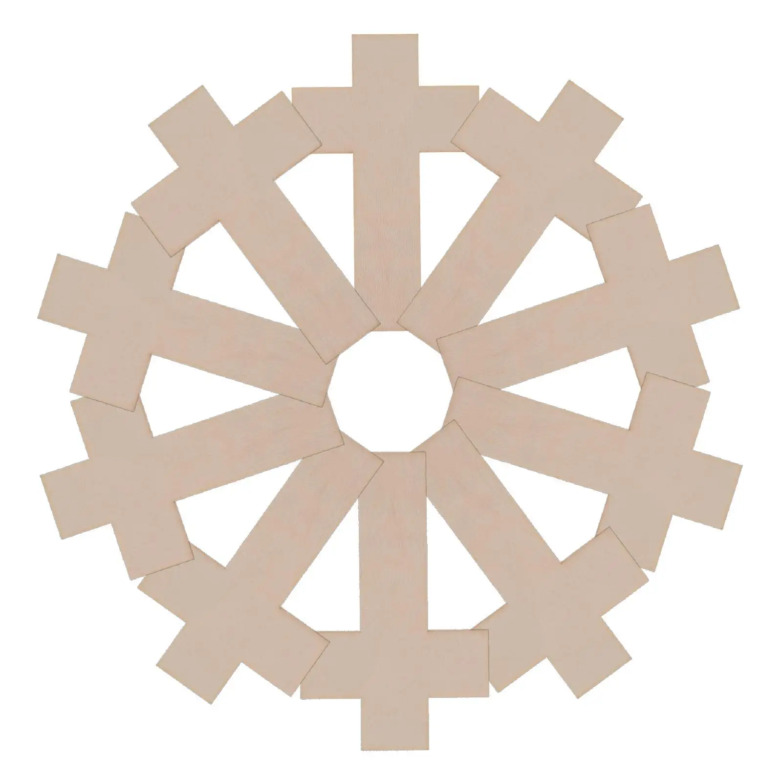 30 Pcs Children Drawing Tools DIY Wooden Cross Cutouts Unfinished Slices Creative Wood Chips Craft Projects Easter Decor Smooth
30 Pcs Children Drawing Tools DIY Wooden Cross Cutouts Unfinished Slices Creative Wood Chips Craft Projects Easter Decor Smooth
