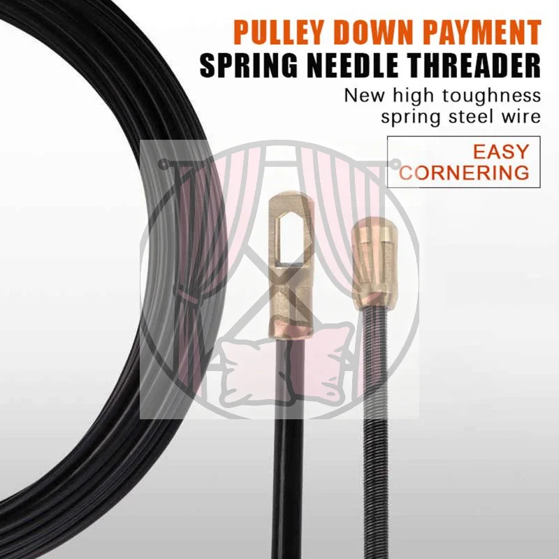 5/10/15/20/25/30M Cable Puller Nylon Electrician Spring Tape Wall Wire Lead 3mm Conduit Threader Puller Wiring Aid Tool
5/10/15/20/25/30M Cable Puller Nylon Electrician Spring Tape Wall Wire Lead 3mm Conduit Threader Puller Wiring Aid Tool