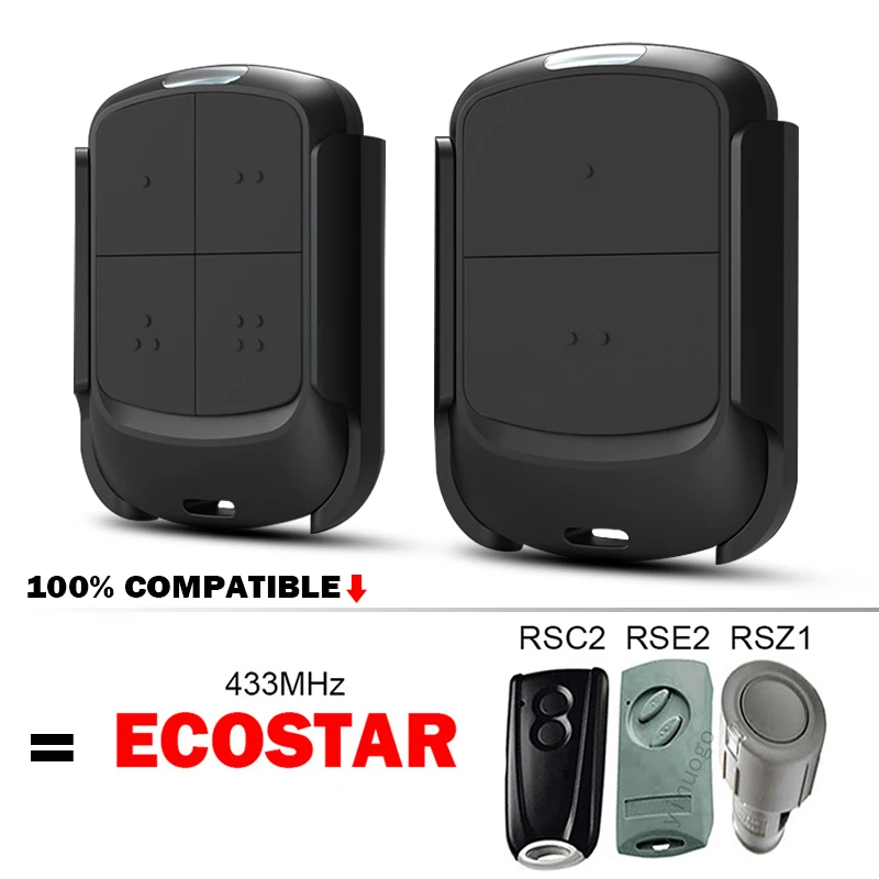 Clone ECOSTAR 433MHz Electric Gate Remote Control ECOSTAR RSE2 RSC2 RSZ1 433 Garage / Door Remote Control Hand Transmitter
Clone ECOSTAR 433MHz Electric Gate Remote Control ECOSTAR RSE2 RSC2 RSZ1 433 Garage / Door Remote Control Hand Transmitter
