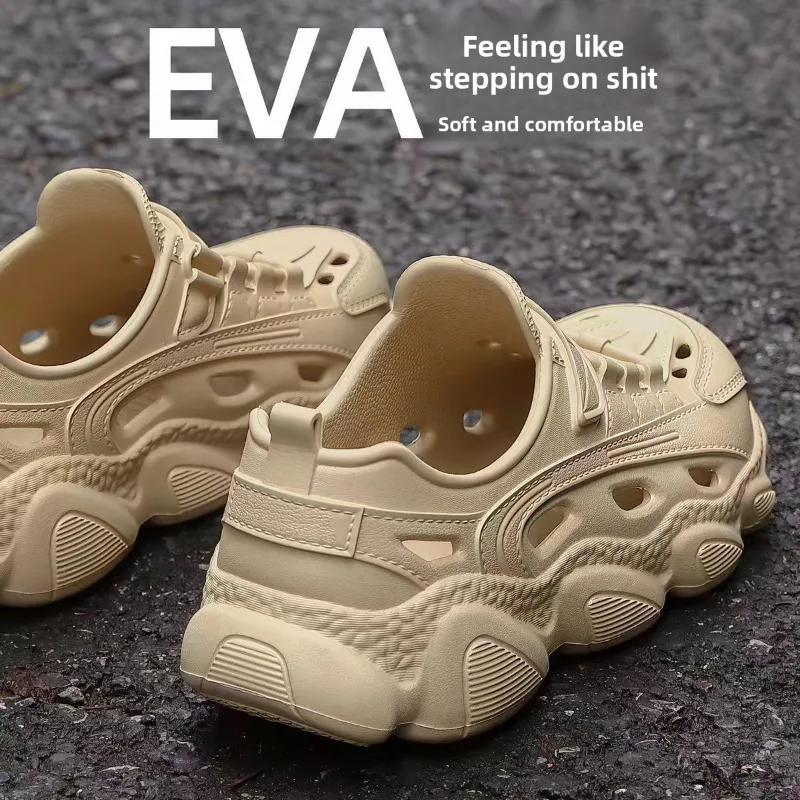 Trendy Men's Sandals Outdoor Wear Thickened Anti-slip Wearresistant Fashion EVA Moulded Couples Clog Shoes Wholesale Ladies
Trendy Men's Sandals Outdoor Wear Thickened Anti-slip Wearresistant Fashion EVA Moulded Couples Clog Shoes Wholesale Ladies