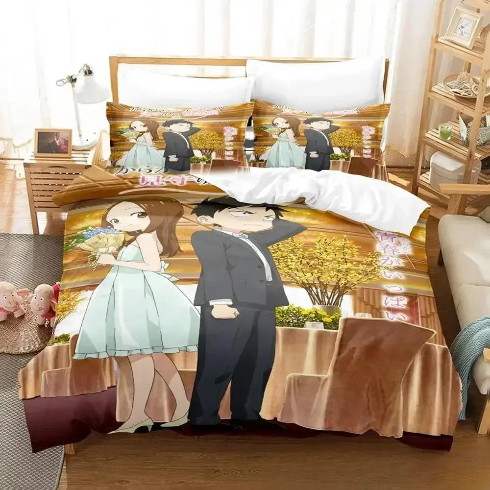 Teasing Master Takagi-san Bedding Set Single Twin Full Queen King Size Bed Set Adult Kid Bedroom Duvet cover Sets 3d Anime Bed
Teasing Master Takagi-san Bedding Set Single Twin Full Queen King Size Bed Set Adult Kid Bedroom Duvet cover Sets 3d Anime Bed