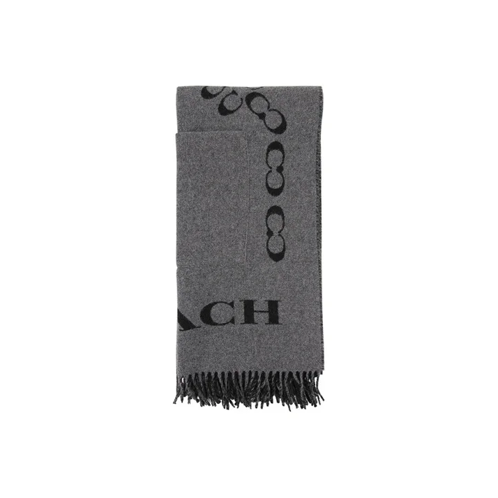 COACH Knit Scarves Unisex Black 4628-BLK
COACH Knit Scarves Unisex Black 4628-BLK