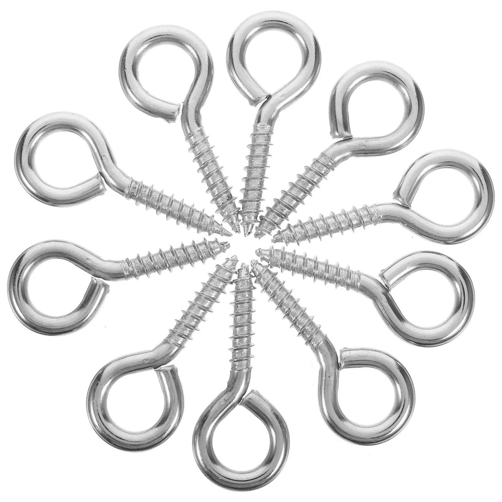 10 Pcs Sheep Eye Nails 5mm Thick Heavy Duty Q235 Steel Hooks Small Screws For Pendant Fix Cable Wires Hardware
10 Pcs Sheep Eye Nails 5mm Thick Heavy Duty Q235 Steel Hooks Small Screws For Pendant Fix Cable Wires Hardware