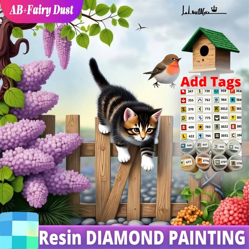 Resin AB Fairy Dust New Arrival Diamond Mosaic Cat Animal Suitable For Beginners DIY Painting Flower Needlework Handmade Hobby
Resin AB Fairy Dust New Arrival Diamond Mosaic Cat Animal Suitable For Beginners DIY Painting Flower Needlework Handmade Hobby