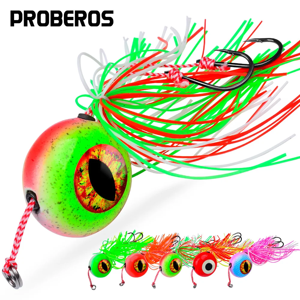 PROBEROS 1pcs Artificial Tackle Sea Fishing Jig Bait With Skirts 20g-120g Saltwater Fishing Lures Bass Wobblers Carp Crankbait
PROBEROS 1pcs Artificial Tackle Sea Fishing Jig Bait With Skirts 20g-120g Saltwater Fishing Lures Bass Wobblers Carp Crankbait