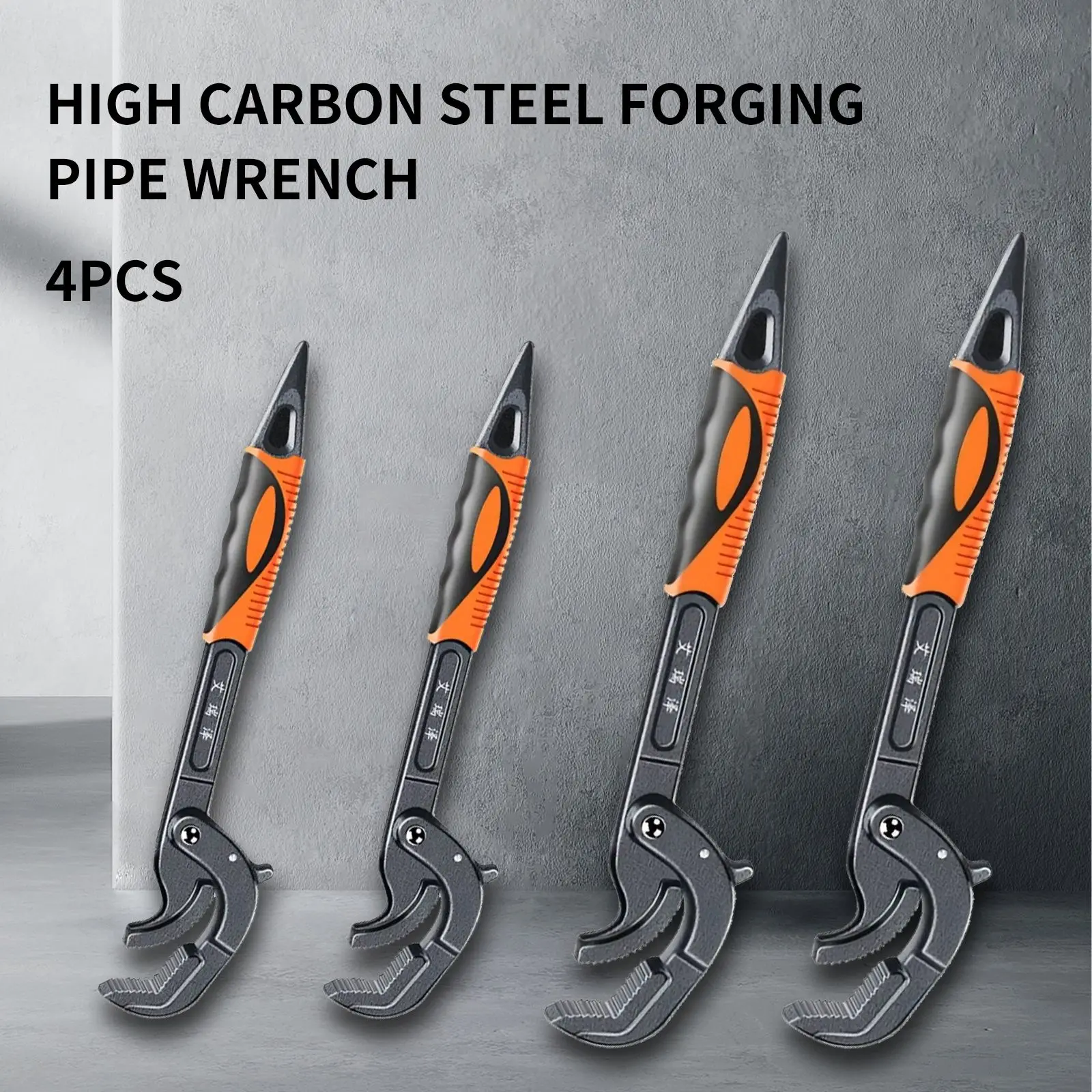 Heavy-duty multi-functional adjustable wrench, adjustable-grip clamp tool, manual mechanical tool with heavy-duty metal structure and adjustable lever mechanism. Suitable for pipelines, electrical systems, automotive applications, construction
Heavy-duty multi-functional adjustable wrench, adjustable-grip clamp tool, manual mechanical tool with heavy-duty metal structure and adjustable lever mechanism. Suitable for pipelines, electrical systems, automotive applications, construction