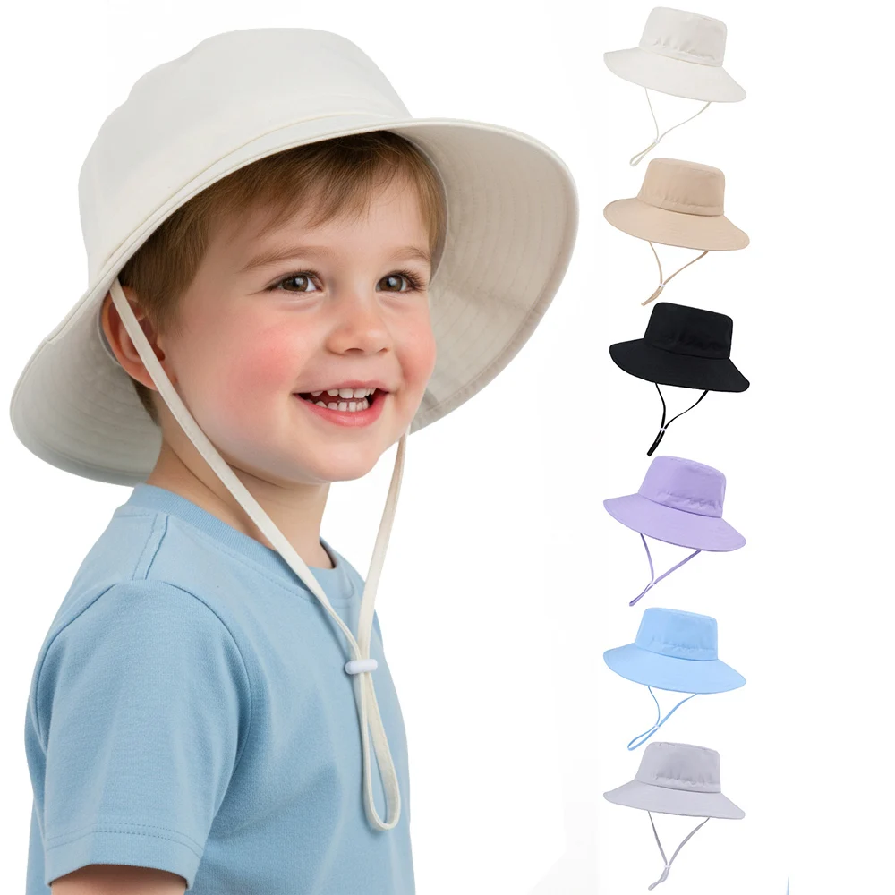 New Solid Color Summer Baby Sun Hat for Girls Boys Baby Bucket Hats Outdoor Big Brim Beach Sun Cap Autumn Kids Fisherman's Hat
New Solid Color Summer Baby Sun Hat for Girls Boys Baby Bucket Hats Outdoor Big Brim Beach Sun Cap Autumn Kids Fisherman's Hat