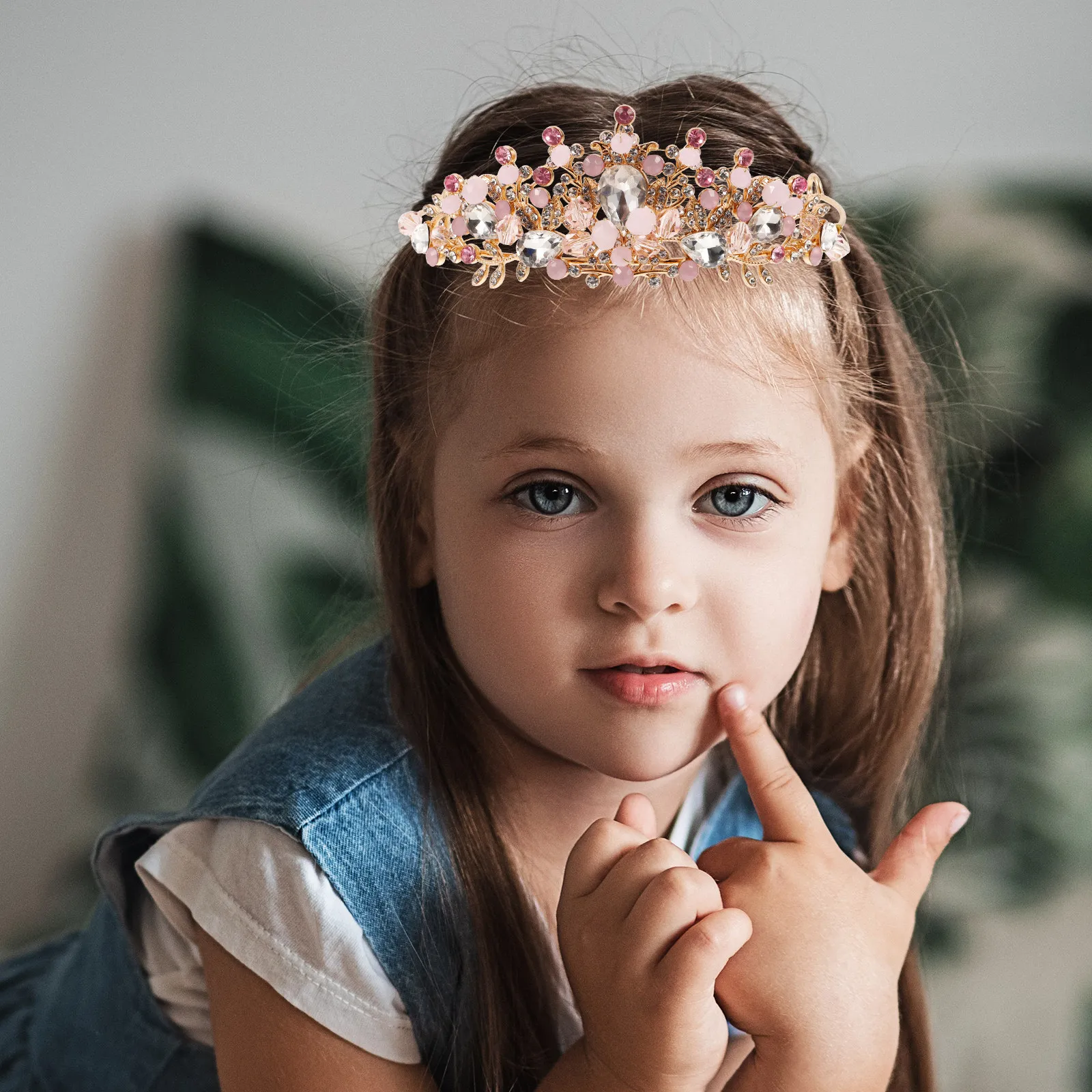 1Pcs Kids Crown Headdress Elegant Crystal Hairband Party Hair Ornament Girls Hair Accessory Children Headdress Birthday Wedding
1Pcs Kids Crown Headdress Elegant Crystal Hairband Party Hair Ornament Girls Hair Accessory Children Headdress Birthday Wedding