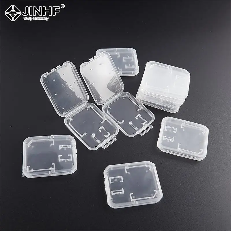 10pcs Transparent Standard TF/SD Memory Card Case Holder Box Storage Boxes Protection Holder Memory Card Clear Plastic Case
10pcs Transparent Standard TF/SD Memory Card Case Holder Box Storage Boxes Protection Holder Memory Card Clear Plastic Case