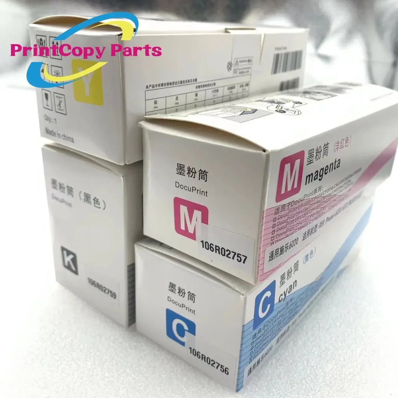 4PCS 106R02756 106R02757 106R02758 106R02759 106R02760 Color Toner Cartridge for Xerox Phaser 6020 6022 Workcentre 6025 6027
4PCS 106R02756 106R02757 106R02758 106R02759 106R02760 Color Toner Cartridge for Xerox Phaser 6020 6022 Workcentre 6025 6027