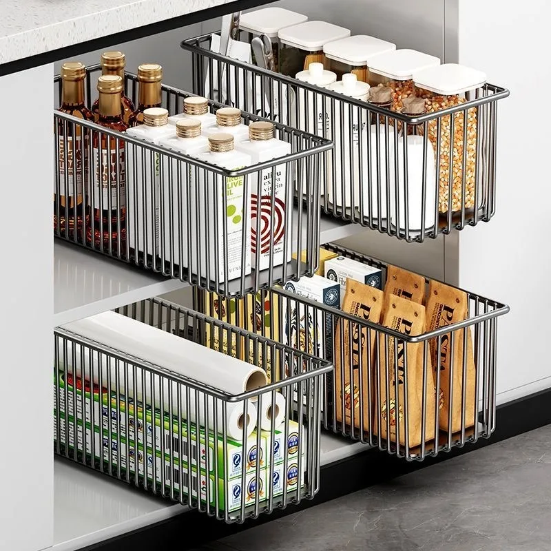 Pull Out Cabinet Organizer Basket Under The Sink Slide-out Drawer Storage Box Sliding Drawer Rack Shelf Kitchen Storage
Pull Out Cabinet Organizer Basket Under The Sink Slide-out Drawer Storage Box Sliding Drawer Rack Shelf Kitchen Storage