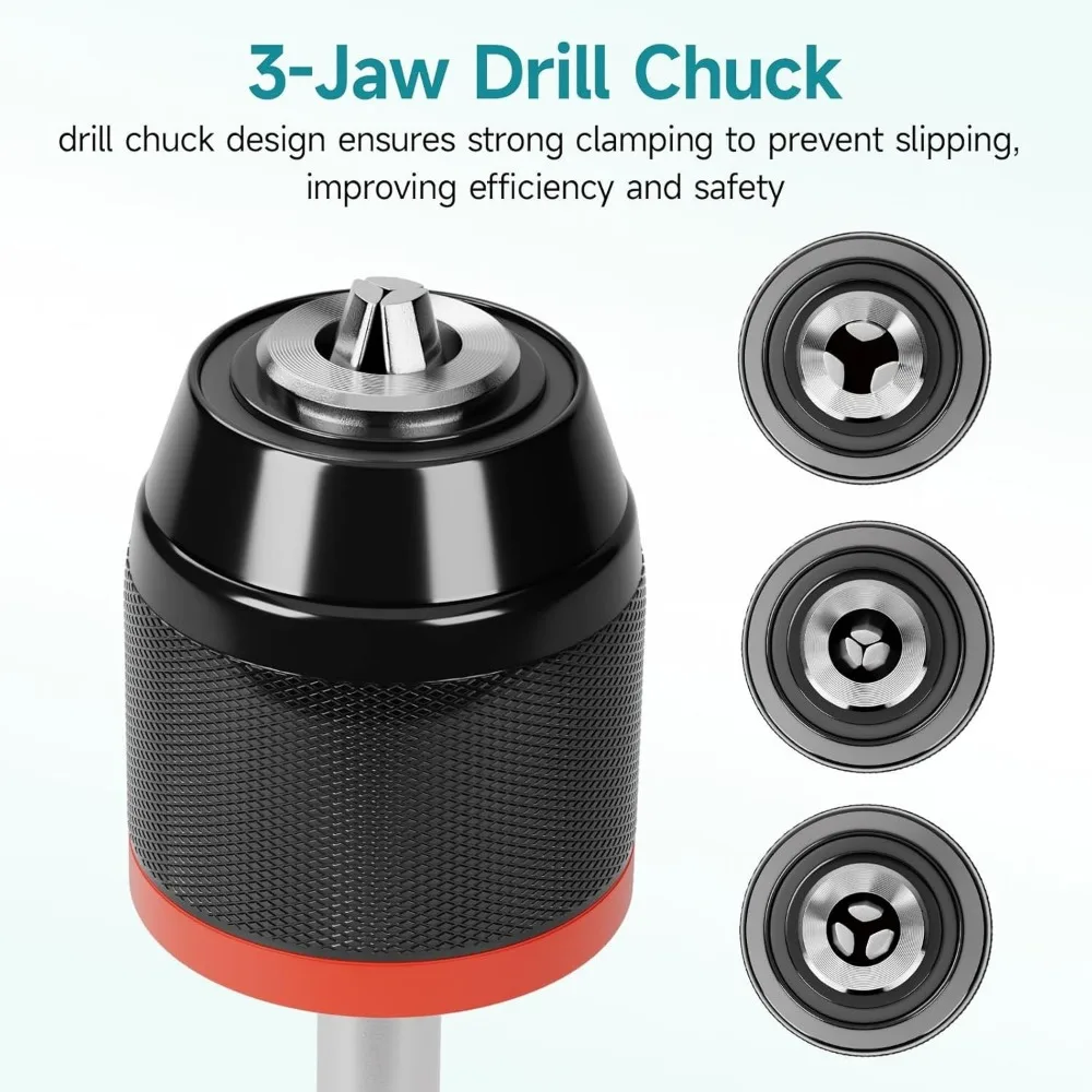 6.35mm Hex Bit Adapter Quick Release Conversion Chuck Replacement Accessory for Electric Drills in Hardware Repair Projects
6.35mm Hex Bit Adapter Quick Release Conversion Chuck Replacement Accessory for Electric Drills in Hardware Repair Projects