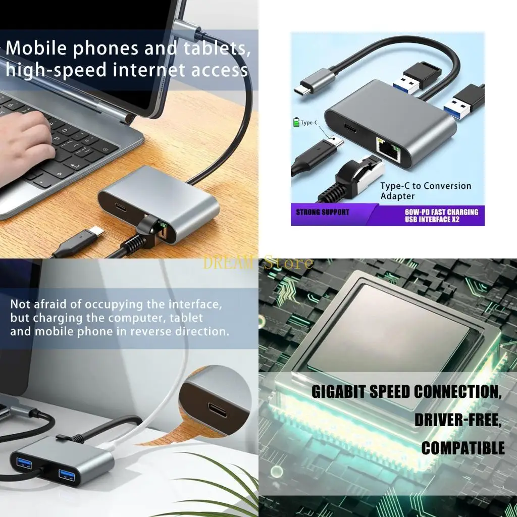 Тип C до RJ45 Gigabit Adapter с 2 USB -портом поддержки PD60W Зарядка лучшая продажа
Тип C до RJ45 Gigabit Adapter с 2 USB -портом поддержки PD60W Зарядка лучшая продажа
