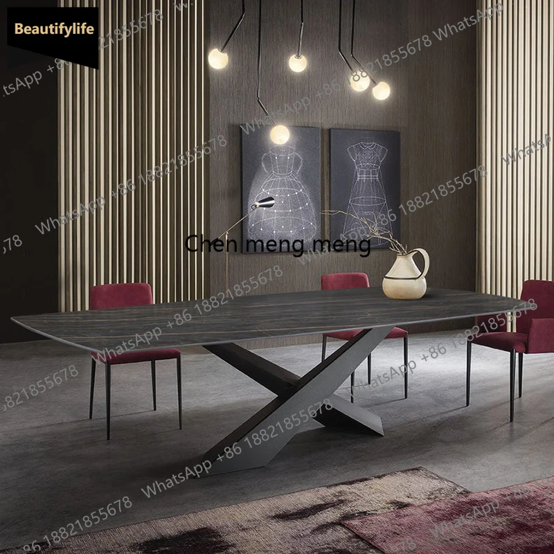 Italian Light Luxury Minimalist Dining Table Lounge High Quality Restaurant Table Modern Aesthetics Comfy Muebles Furniture c139
Italian Light Luxury Minimalist Dining Table Lounge High Quality Restaurant Table Modern Aesthetics Comfy Muebles Furniture c139