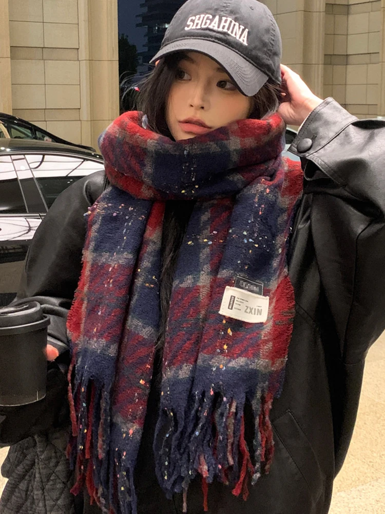 Women Winter Retro Knitted Scarf Headscarf Ladies Man Casual Striped Plaid Scarve Mujer Male Foulard Long Wrap Shawl New Unisex
Women Winter Retro Knitted Scarf Headscarf Ladies Man Casual Striped Plaid Scarve Mujer Male Foulard Long Wrap Shawl New Unisex