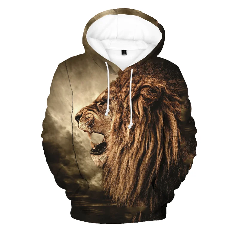 New Fashion Men's Lion Graphic 3D Print Hoodies Streetwear Man Long Sleeve Hooded Coat Pocket Autumn Casual Loose Sweatshirt
New Fashion Men's Lion Graphic 3D Print Hoodies Streetwear Man Long Sleeve Hooded Coat Pocket Autumn Casual Loose Sweatshirt