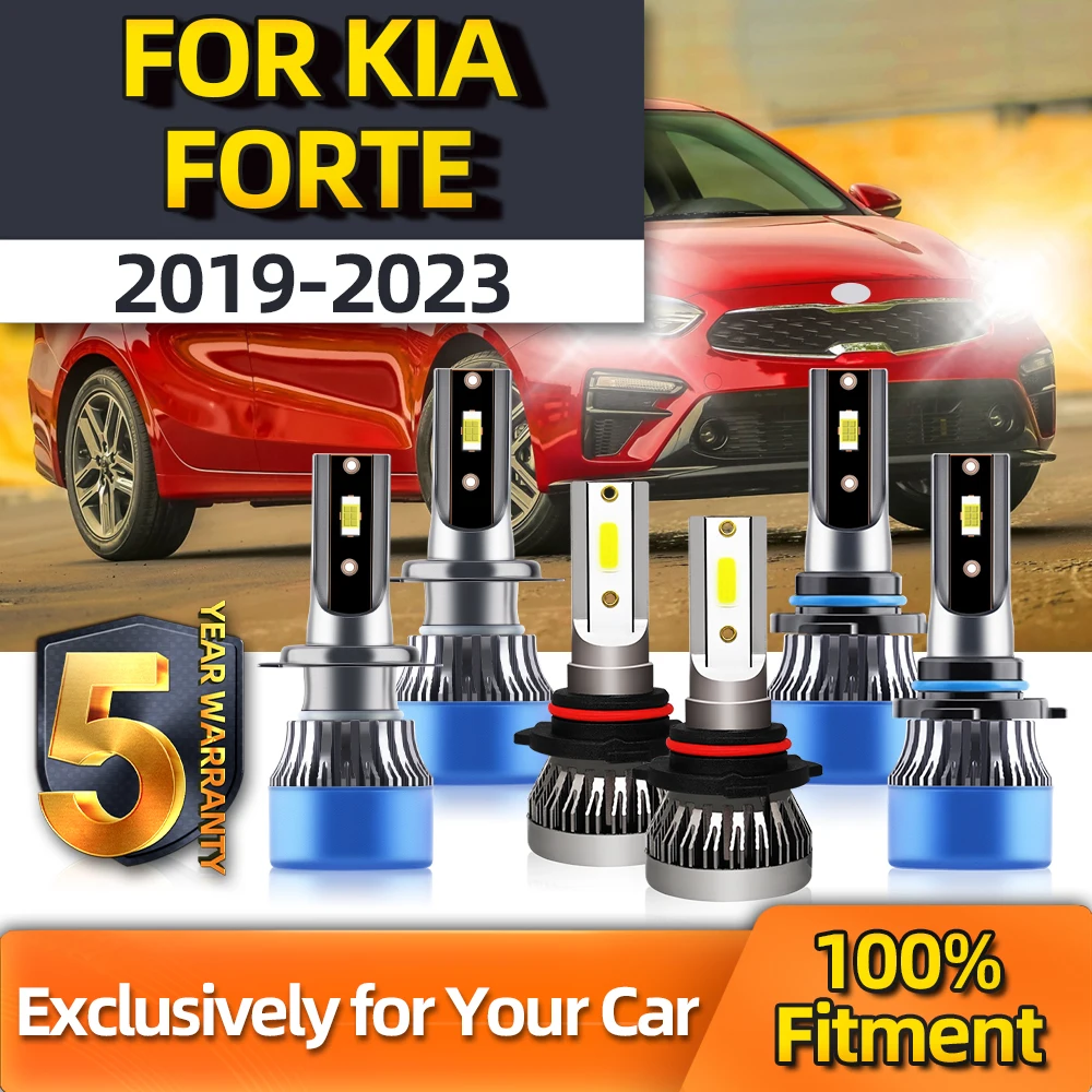 Crossfox For Kia Forte H7 9005 9006 High Low Beam Fog Light 12000LM Car Headlight 6000K Auto Light 12V LED Year 2019-2023
Crossfox For Kia Forte H7 9005 9006 High Low Beam Fog Light 12000LM Car Headlight 6000K Auto Light 12V LED Year 2019-2023