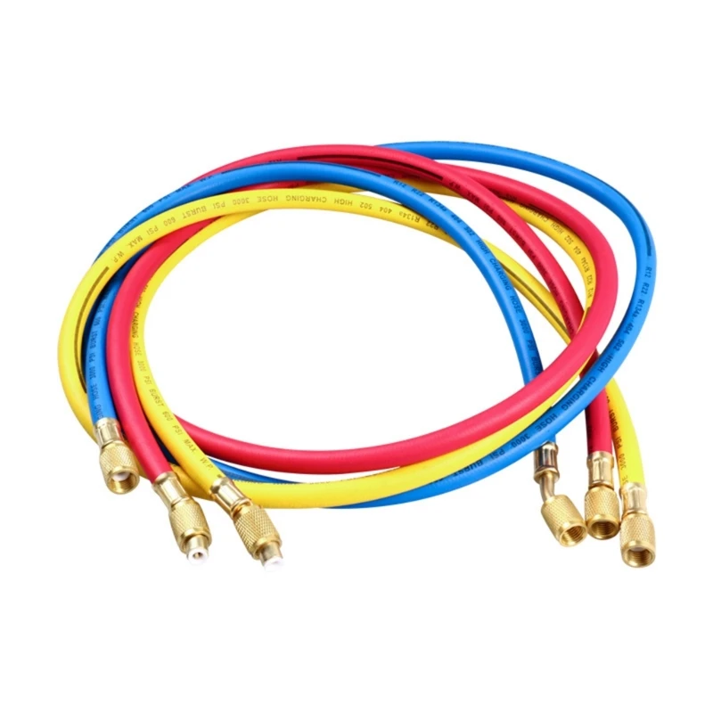 150CM Automotive AC Service Hose Four Layer for R134A R22 R404A Refrigerants
150CM Automotive AC Service Hose Four Layer for R134A R22 R404A Refrigerants