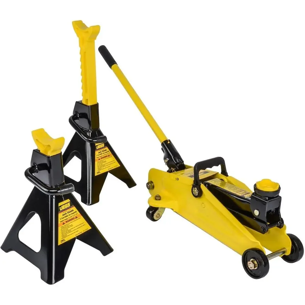 2-Ton Capacity Hydraulic Floor Jack with Powder Coated Steel and Heavy Duty Casters
2-Ton Capacity Hydraulic Floor Jack with Powder Coated Steel and Heavy Duty Casters
