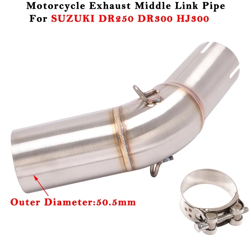 Motorcycle Exhaust Escape System Modified Muffler 51mm Middle Link Pipe Connecting Tube Slip On For SUZUKI DR250 DR300 HJ300
Motorcycle Exhaust Escape System Modified Muffler 51mm Middle Link Pipe Connecting Tube Slip On For SUZUKI DR250 DR300 HJ300