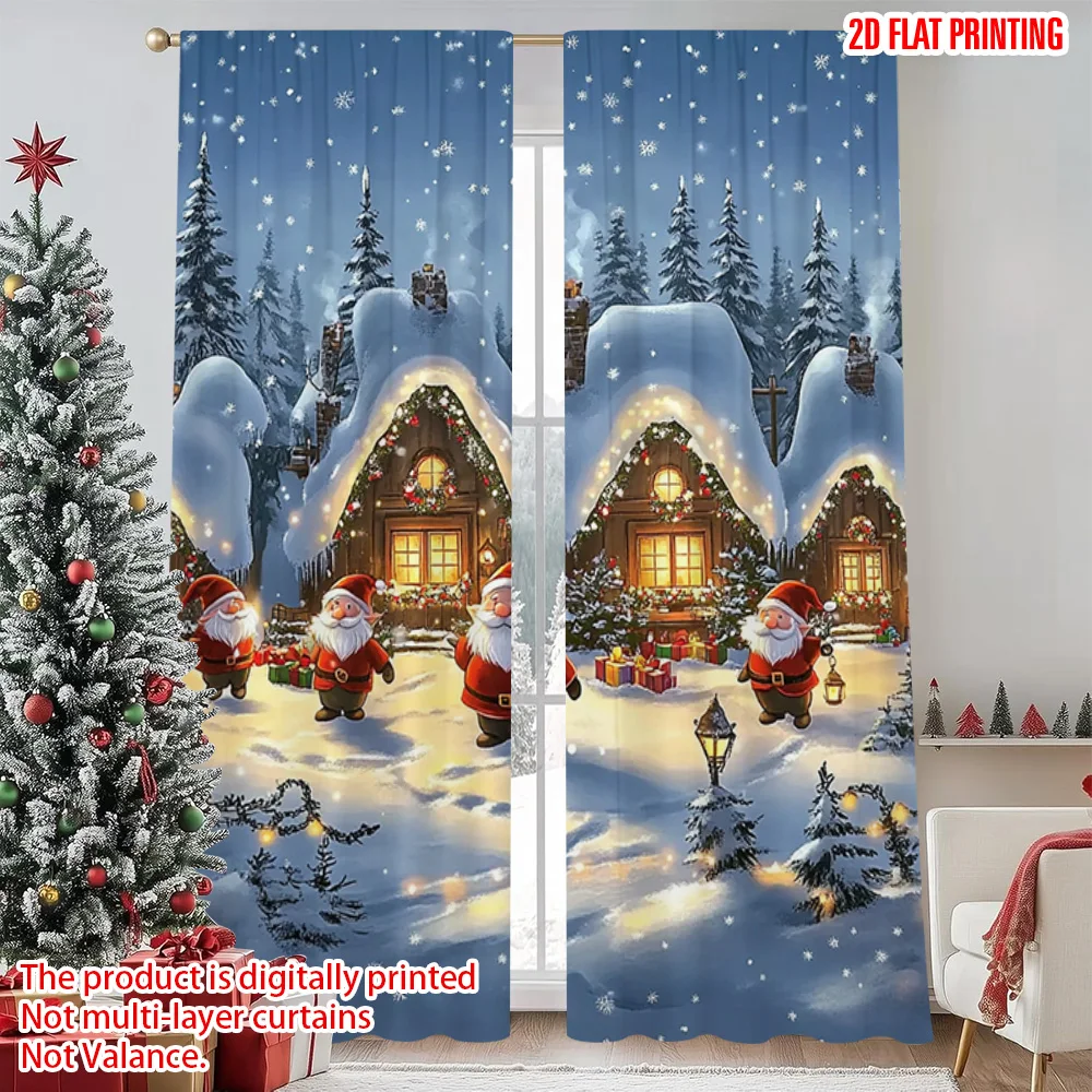 2pcs 2D flat printing Christmas Drapes birthday village Fabric Without Electricity Party Decorations Perfect for aesthetic room
2pcs 2D flat printing Christmas Drapes birthday village Fabric Without Electricity Party Decorations Perfect for aesthetic room