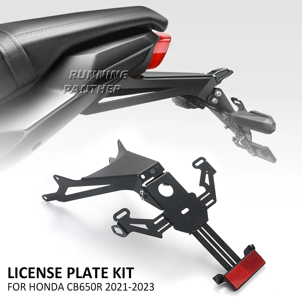 Задний короткий хвост для мотоцикла Honda CB650R CB 650 R CB 650R 2021 2022 2023, держатель номерного знака, комплект кронштейнов 
Задний короткий хвост для мотоцикла Honda CB650R CB 650 R CB 650R 2021 2022 2023, держатель номерного знака, комплект кронштейнов