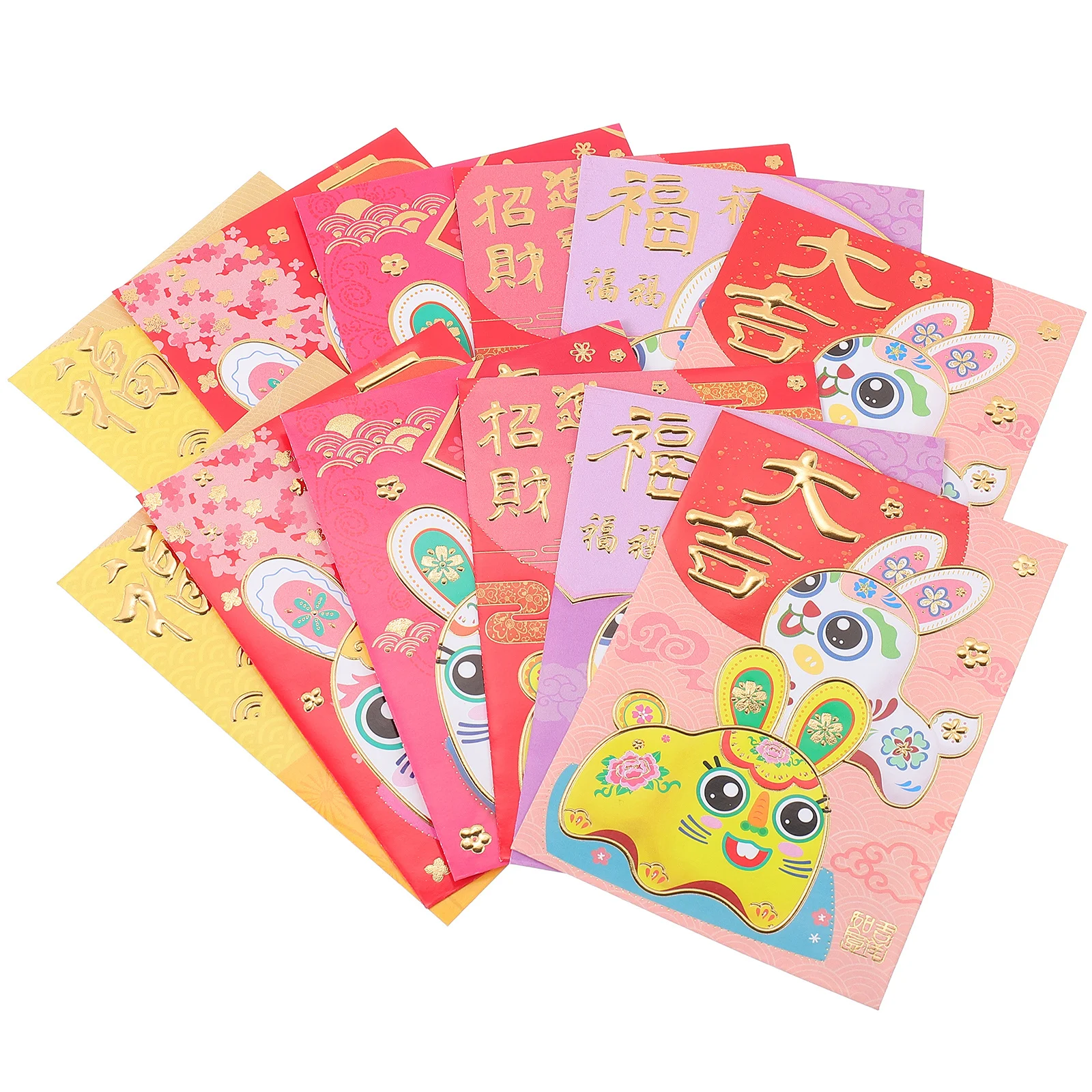 60Pcs Red Packet Cartoon Rabbit Paper Money Pouch New Year Festival Gift Spring Festival Lucky Red Envelope Rabbit Pattern
60Pcs Red Packet Cartoon Rabbit Paper Money Pouch New Year Festival Gift Spring Festival Lucky Red Envelope Rabbit Pattern