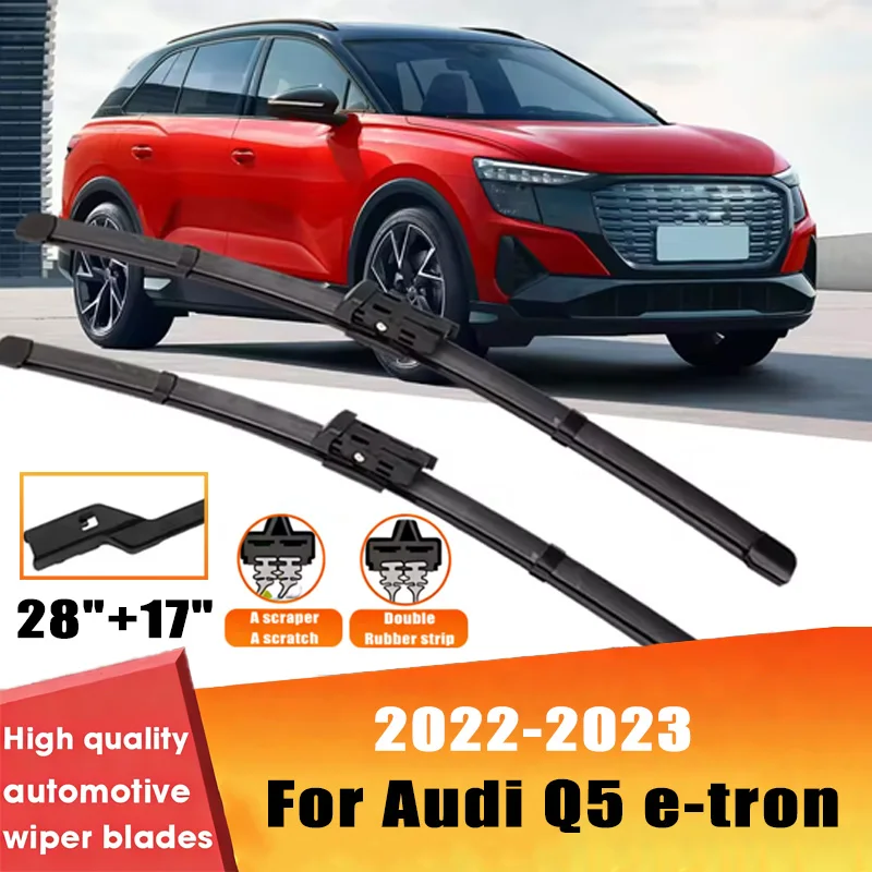 2pcs Wiper Front Wiper Blades Set For Audi Q5 E-tron 2022-2023 Windshield Windscreen Window 28"+17"Car Accessories
2pcs Wiper Front Wiper Blades Set For Audi Q5 E-tron 2022-2023 Windshield Windscreen Window 28"+17"Car Accessories