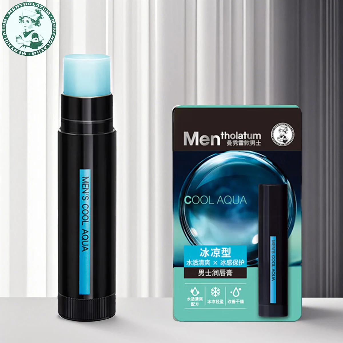 Mentholatum Cool Type Мужской бальзам для губ Стойкий увлажняющий питательный уход за губами для мужчин
Mentholatum Cool Type Мужской бальзам для губ Стойкий увлажняющий питательный уход за губами для мужчин