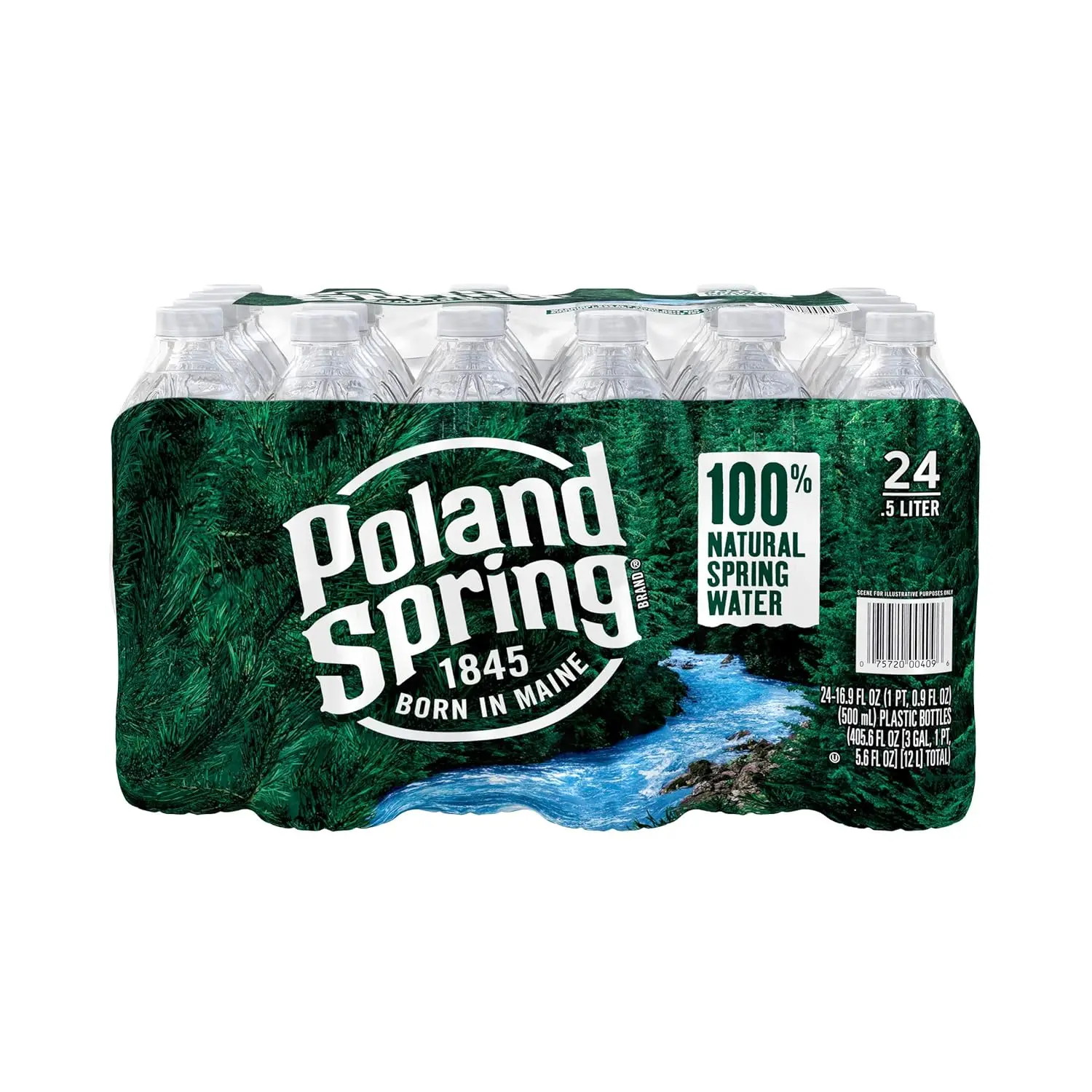 Natural Spring Water 24 Pack, 16.9 oz Bottles, Pure Hydration
Natural Spring Water 24 Pack, 16.9 oz Bottles, Pure Hydration