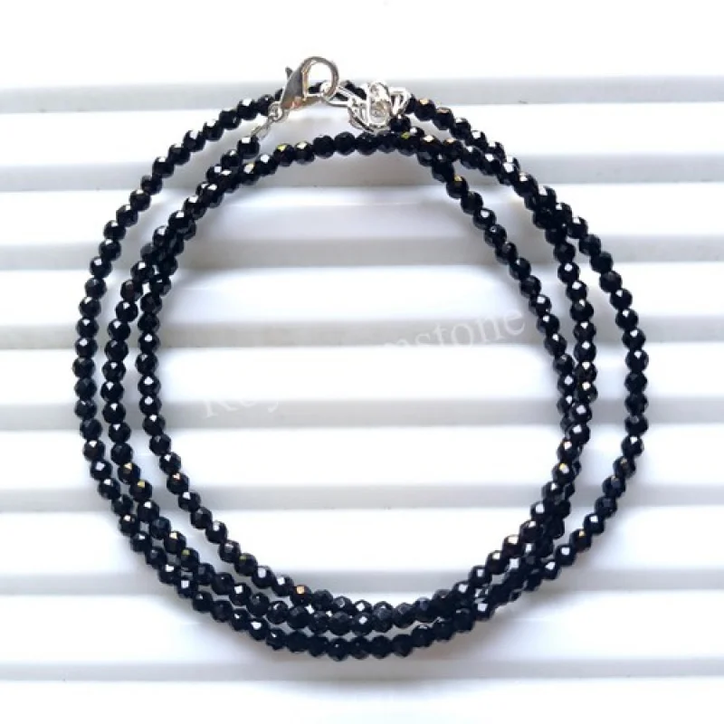 Натуральный черный, ожерелье из бисера, круглые бусины из граненой шпинели
Натуральный черный, ожерелье из бисера, круглые бусины из граненой шпинели