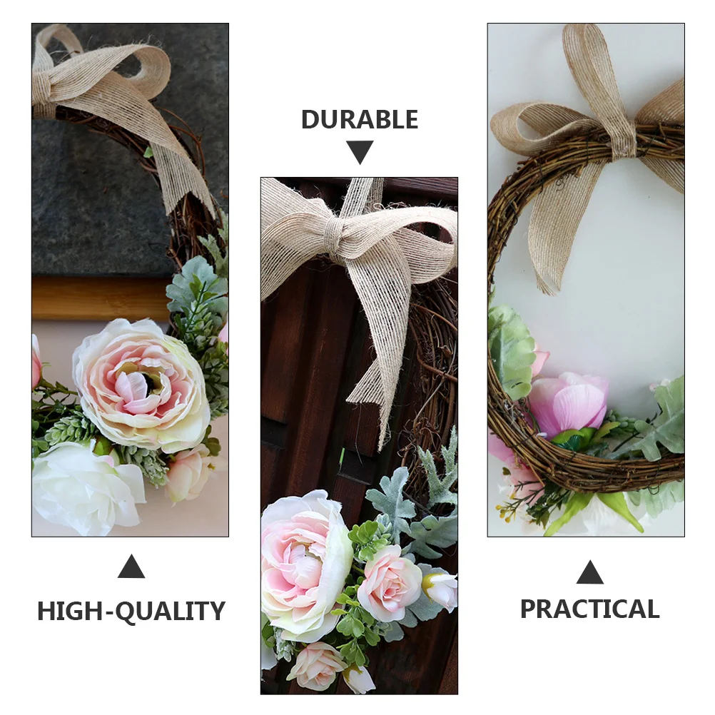 1Pcs Simulation Rose Wreath Artificial Rattan Silk Material Wedding Pendant Banquet Door Garland Simulation Rose Garland
1Pcs Simulation Rose Wreath Artificial Rattan Silk Material Wedding Pendant Banquet Door Garland Simulation Rose Garland