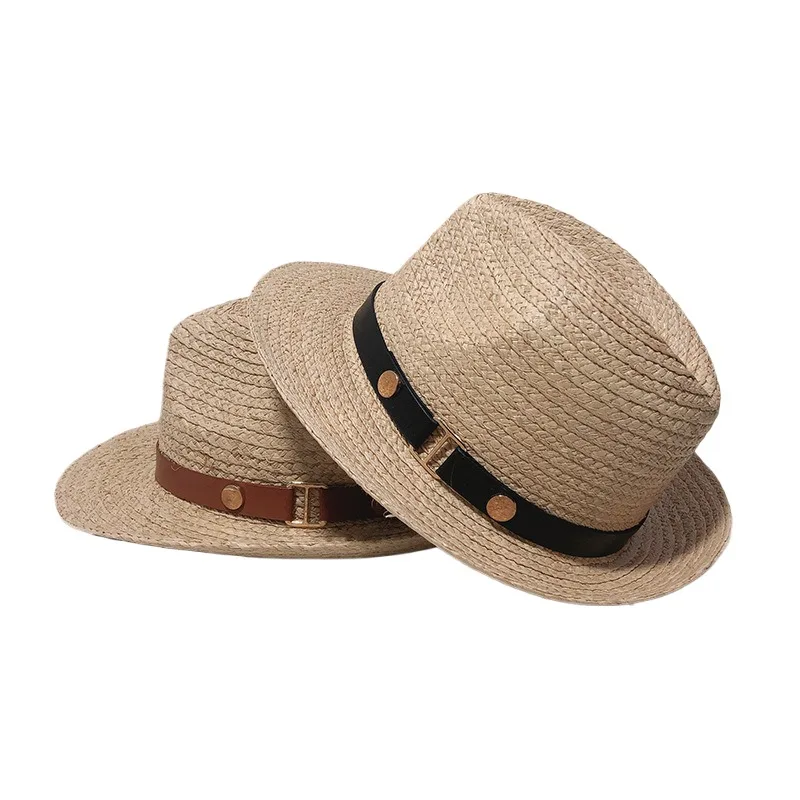 Raffia Hand-woven Fedora Hat Breathable Bowler Hat Men And Women Look Small All-match Straw Hat Japanese Style
Raffia Hand-woven Fedora Hat Breathable Bowler Hat Men And Women Look Small All-match Straw Hat Japanese Style