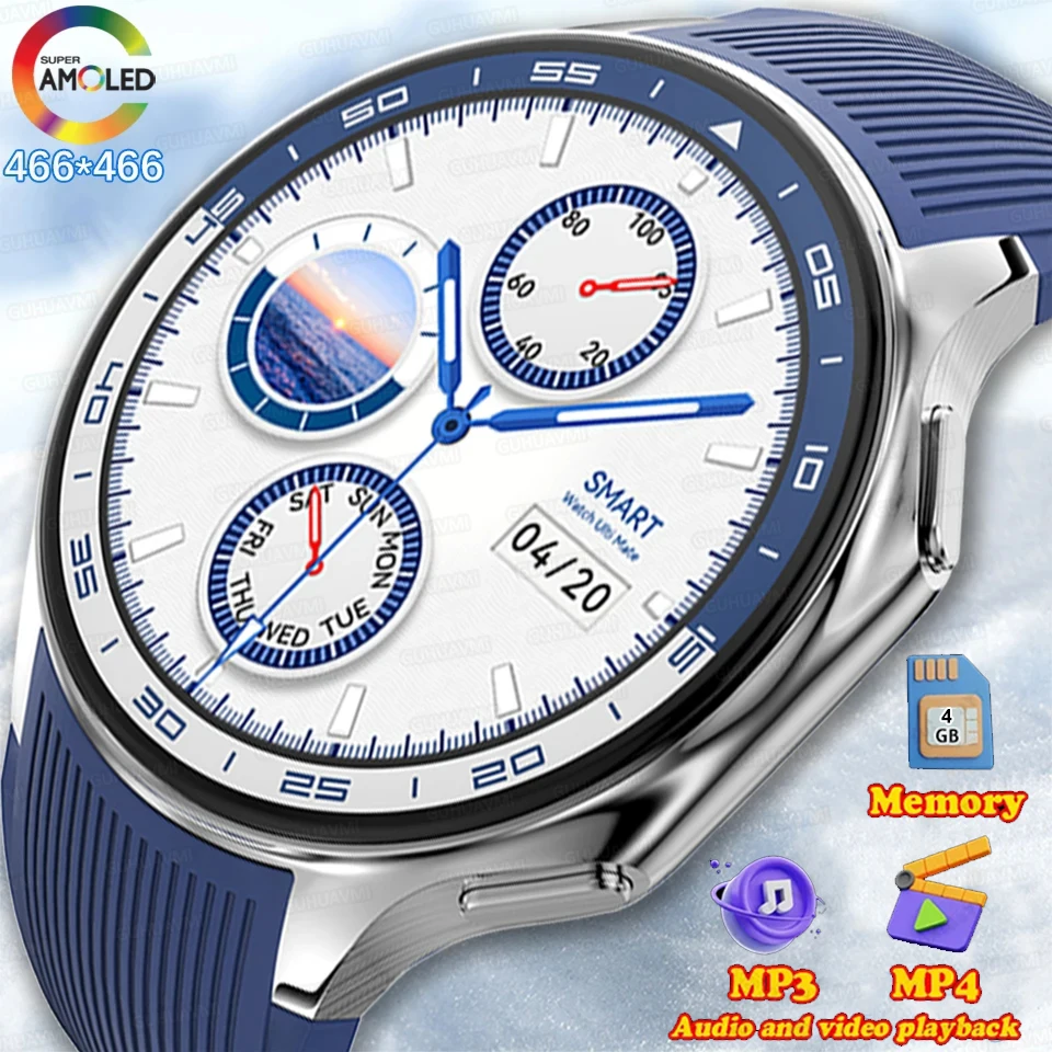 2024 New For OPPO Smart Watch Men's 466*466 AMOLED HD Screen 32GB Memory 3D Surround Vision Watch BT Call Waterproof Smartwatch
2024 New For OPPO Smart Watch Men's 466*466 AMOLED HD Screen 32GB Memory 3D Surround Vision Watch BT Call Waterproof Smartwatch