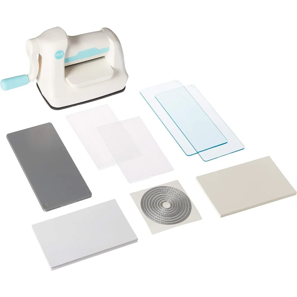 Tool Mini Evolution Starter Kit-Machine Buffer Cutting Plate Embossing (64 Piece), White, Blue
Tool Mini Evolution Starter Kit-Machine Buffer Cutting Plate Embossing (64 Piece), White, Blue